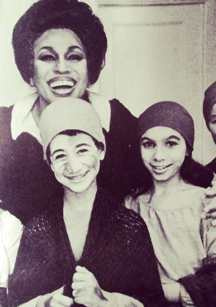 Lara Downes with sister and Leontyne Price