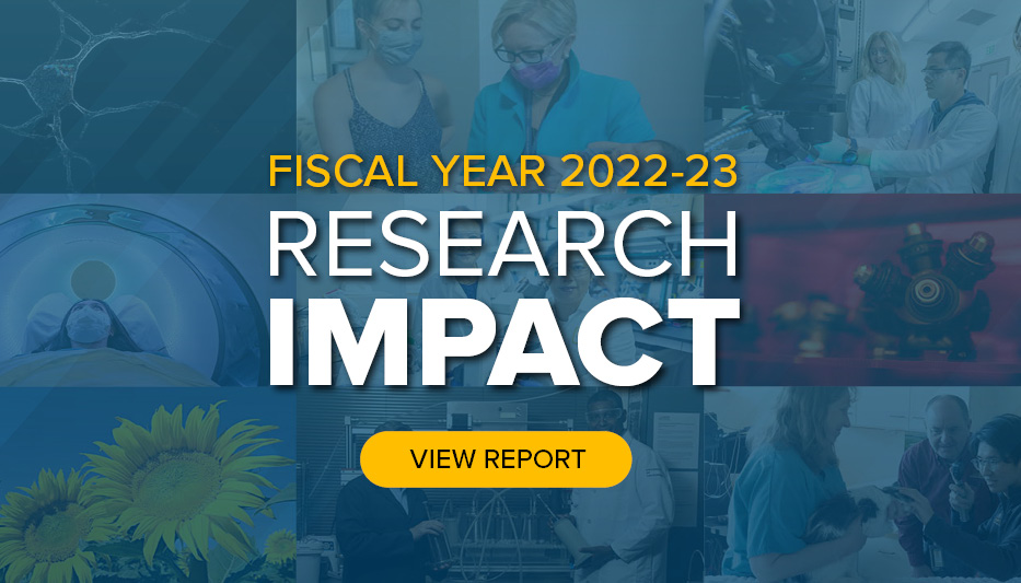 View the Office of Research Annual Report for Fiscal Year 2022-23