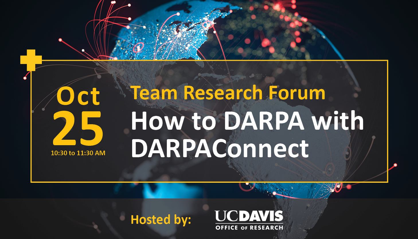 Oct 25 10:30am Team Research Forum DARPA