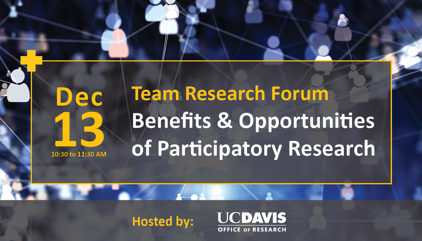 team research forum benefits and opportunities of participatory research december 13 10:30am