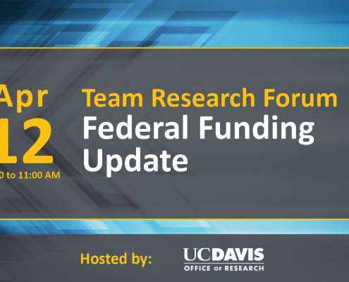 Team Research Forum: Federal Funding Update