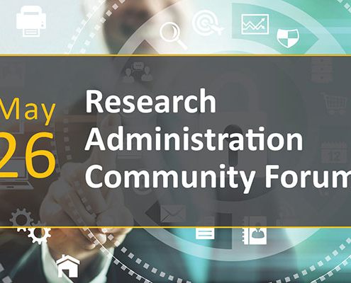May 26: Join Us at the Research Administration Community Forum