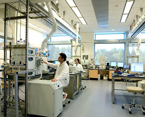 Researchers in Laboratory