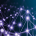 An abstract illustration of glowing nodes connected by lines, representing a digital network.